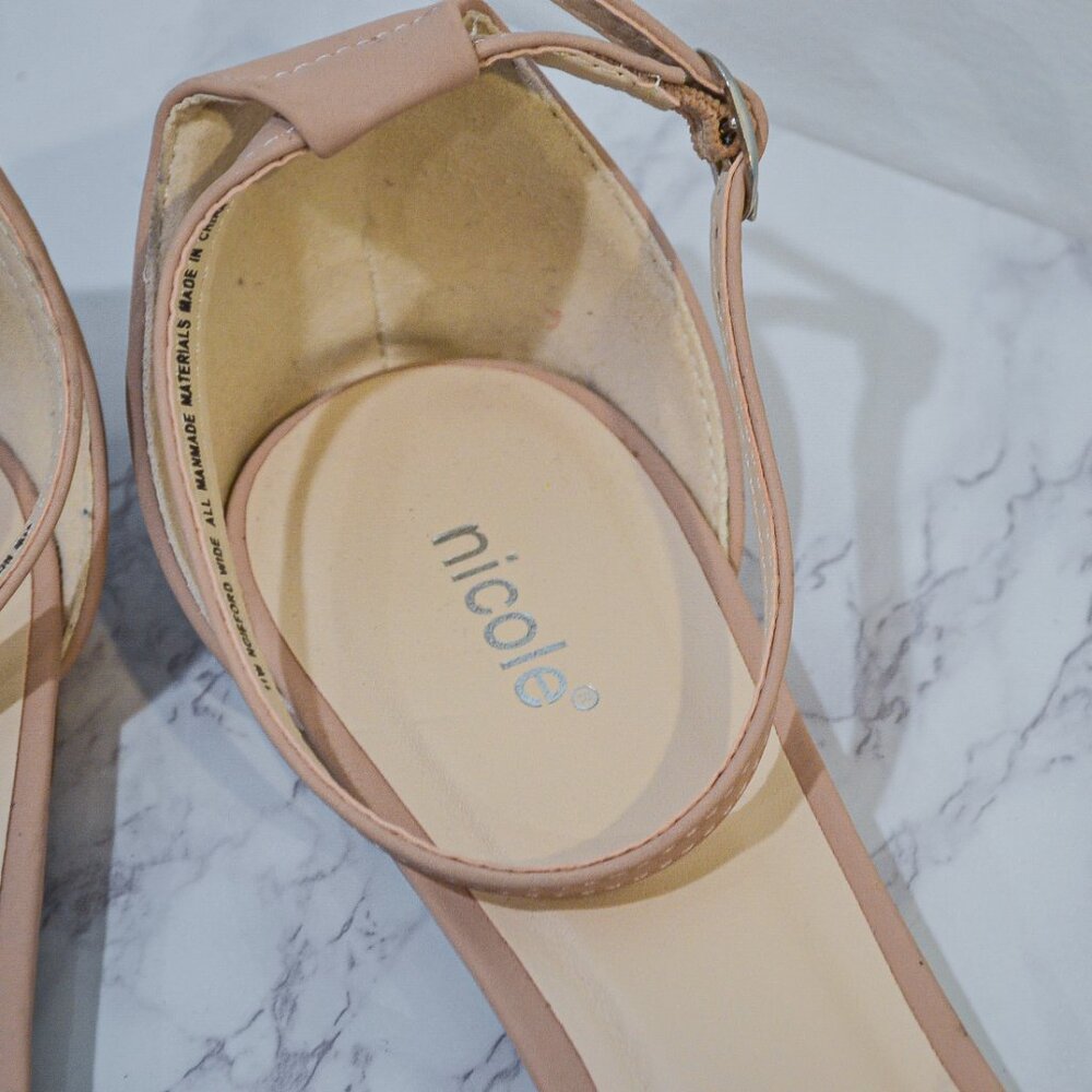 NICOLE | NUDE LASER CUT FLATS - Picture 5 of 6